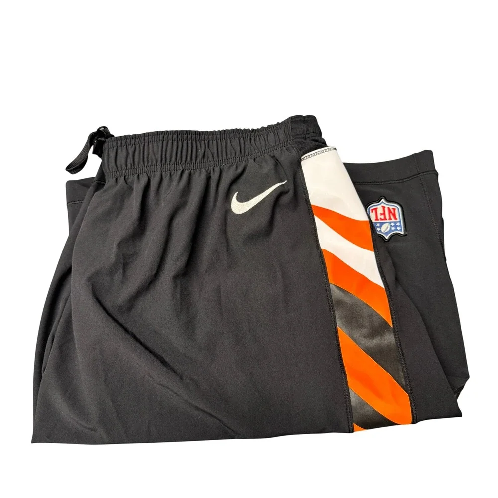 Cincinnati Bengals Shorts Mens XXL Nike NFL Onfield Black Athletic Training